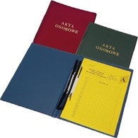 TECZKA NA AKTA OSOBOWE PVC GRANAT Panta Plast