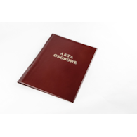 TECZKA NA AKTA OSOBOWE PVC BORDO Panta Plast