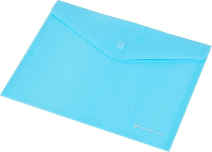 FOCUS KOPERTA A4 PRZEZROCZYSTA KOLOROWA C4535 NIEBIESKA Panta Plast