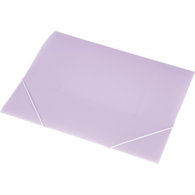 FOCUS TECZKA NA GUMKĘ A4 TRANSPARENTNA KOLOR EX4302 FIOLET Panta Plast