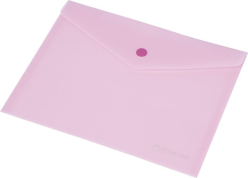 FOCUS KOPERTA A5 PRZEZROCZYSTA KOLOROWA C4534 RÓŻOWY Panta Plast