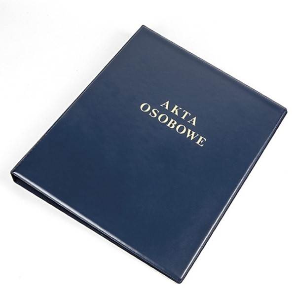 SEGREGATOR NA AKTA OSOBOWE A4 PVC GRANAT Panta Plast