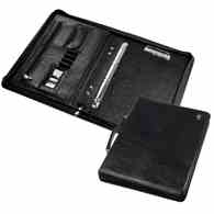 AKTÓWKA A4 Z RĄCZKĄ EKOSKÓRA CZARNY Panta Plast