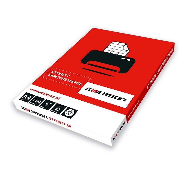 Etykiety samop  A4L  38x21,2/100 Emerson