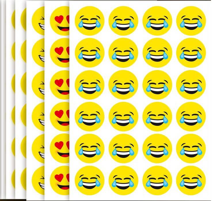 Etykiety samop  A4L Emotykiety 25ark