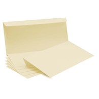 Koperty kremowe DL HK 110x220mm 120g 25 szt.