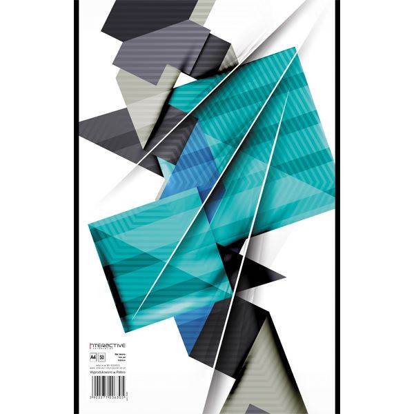 Blok biurowy A4, kratka, 50 kartek INTERDRUK