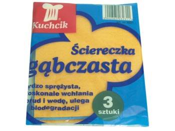 Ściereczki gąbczaste   op=3