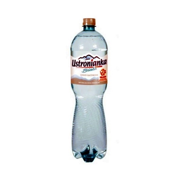 Woda Ustronianka lekko gazowana 1,5l 6szt