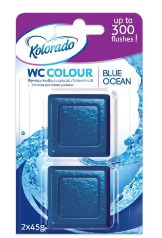 WC kostka Kolorado do spłuczki morska op 2