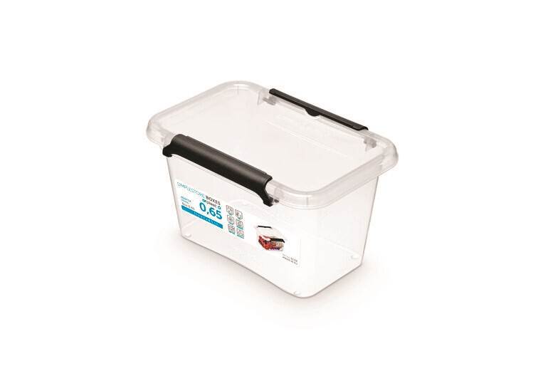 Pojemnik do przechowywania MOXOM Simple Box, 650ml (150 x 95 x 85mm), transparentny