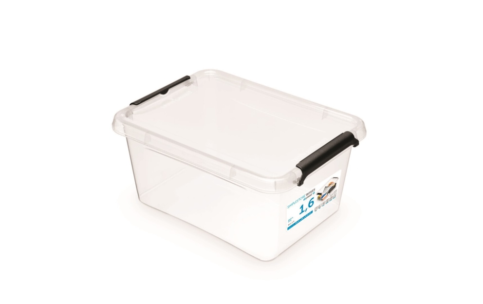 Pojemnik do przechowywania MOXOM Simple Box, 1,6l (195 x 150 x 85mm), transparentny