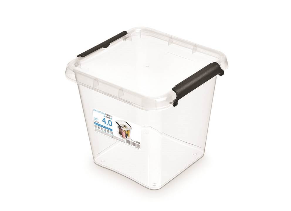 Pojemnik do przechowywania MOXOM Simple Box, 4l, transparentny