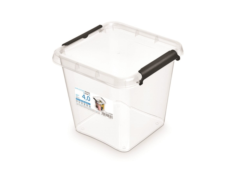 Pojemnik do przechowywania MOXOM Simple Box, 4l, transparentny