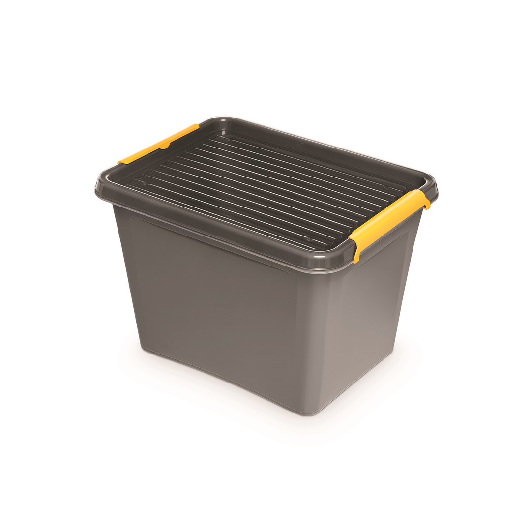 Pojemnik do przechowywania MOXOM Solidstore box, 19l, szary