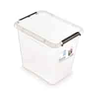 Pojemnik do przechowywania MOXOM SimpleStore Box, 30l , z klipsem, transparentny