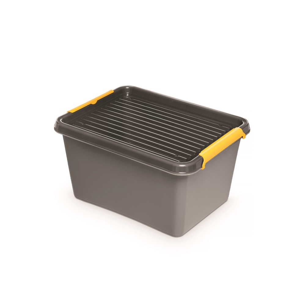 Pojemnik do przechowywania MOXOM Solidstore box, 15,5l, szary