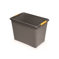 Pojemnik do przechowywania MOXOM Solidstore box, na kółkach, 80l, szary