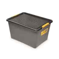 Pojemnik do przechowywania MOXOM Solidstore box, na kółkach, 145l, szary