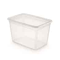 Pojemnik do przechowywania, MOXOM Basestore, 60l, transparentny