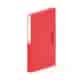Folder NEW BINDER MOXOM, plastikowy, A4/25 mm czerwony