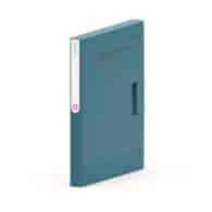 Folder NEW BINDER MOXOM, plastikowy, A4/25 mm szaro-niebieski