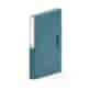 Folder NEW BINDER MOXOM, plastikowy, A4/35mm, szaro-niebieski
