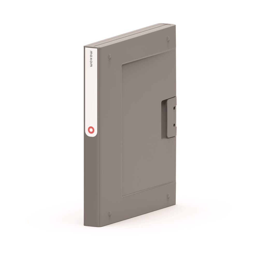 Folder NEW BINDER MOXOM, plastikowy, A4/35mm, ciemnoszary