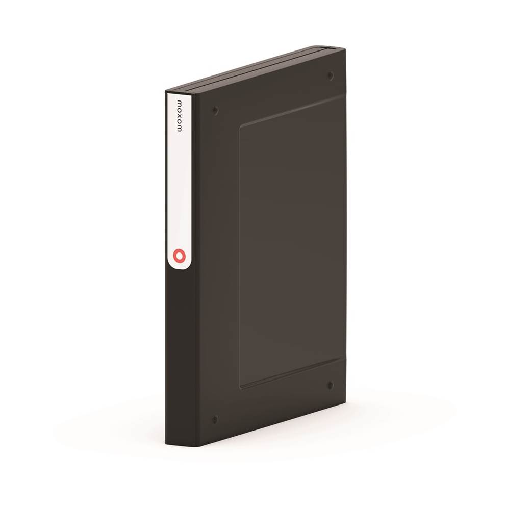 Folder NEW BINDER MOXOM, plastikowy, A4/35mm, czarny