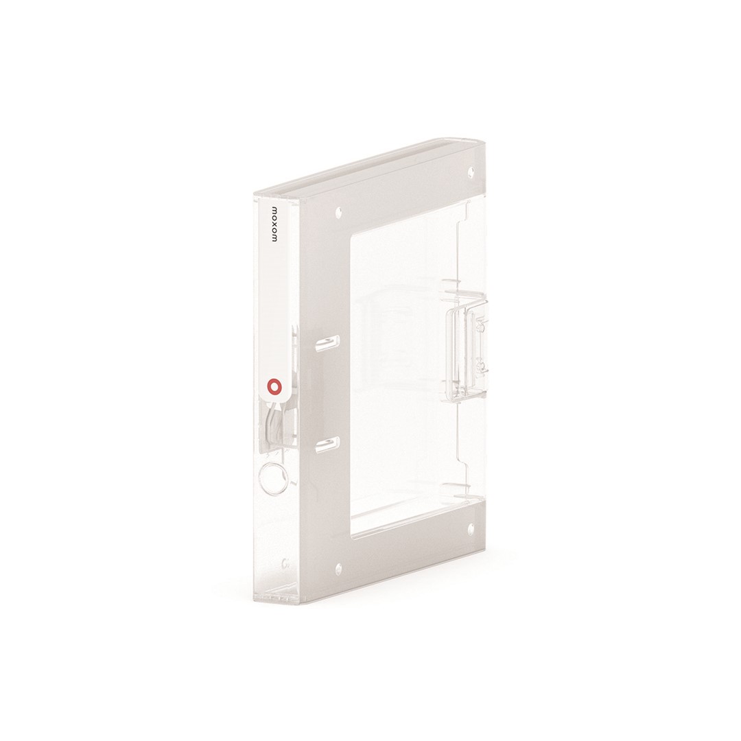 Segregator NEW BINDER MOXOM, plastikowy, A4/50mm, transparentny