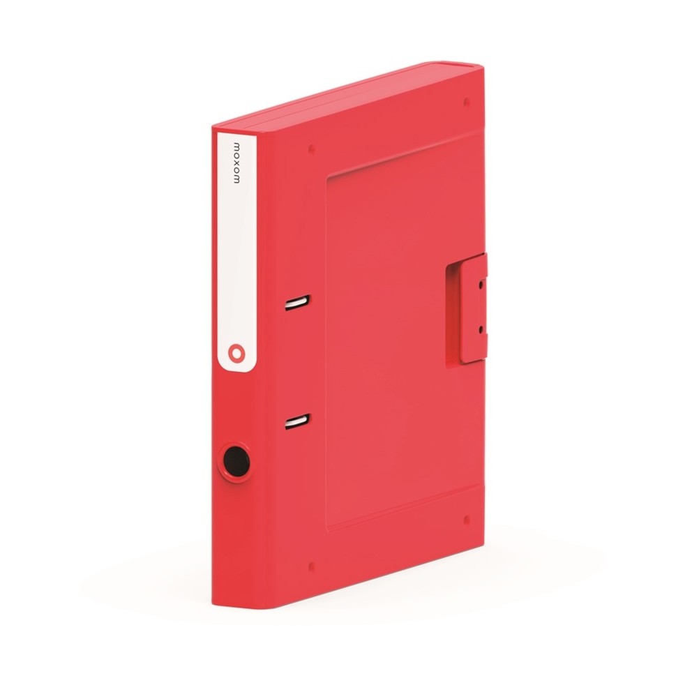 Segregator NEW BINDER MOXOM, plastikowy, A4/50mm, czerwony