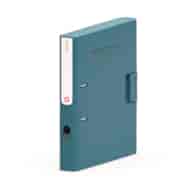 Segregator NEW BINDER MOXOM, plastikowy, A4/50mm, szaro-niebieski