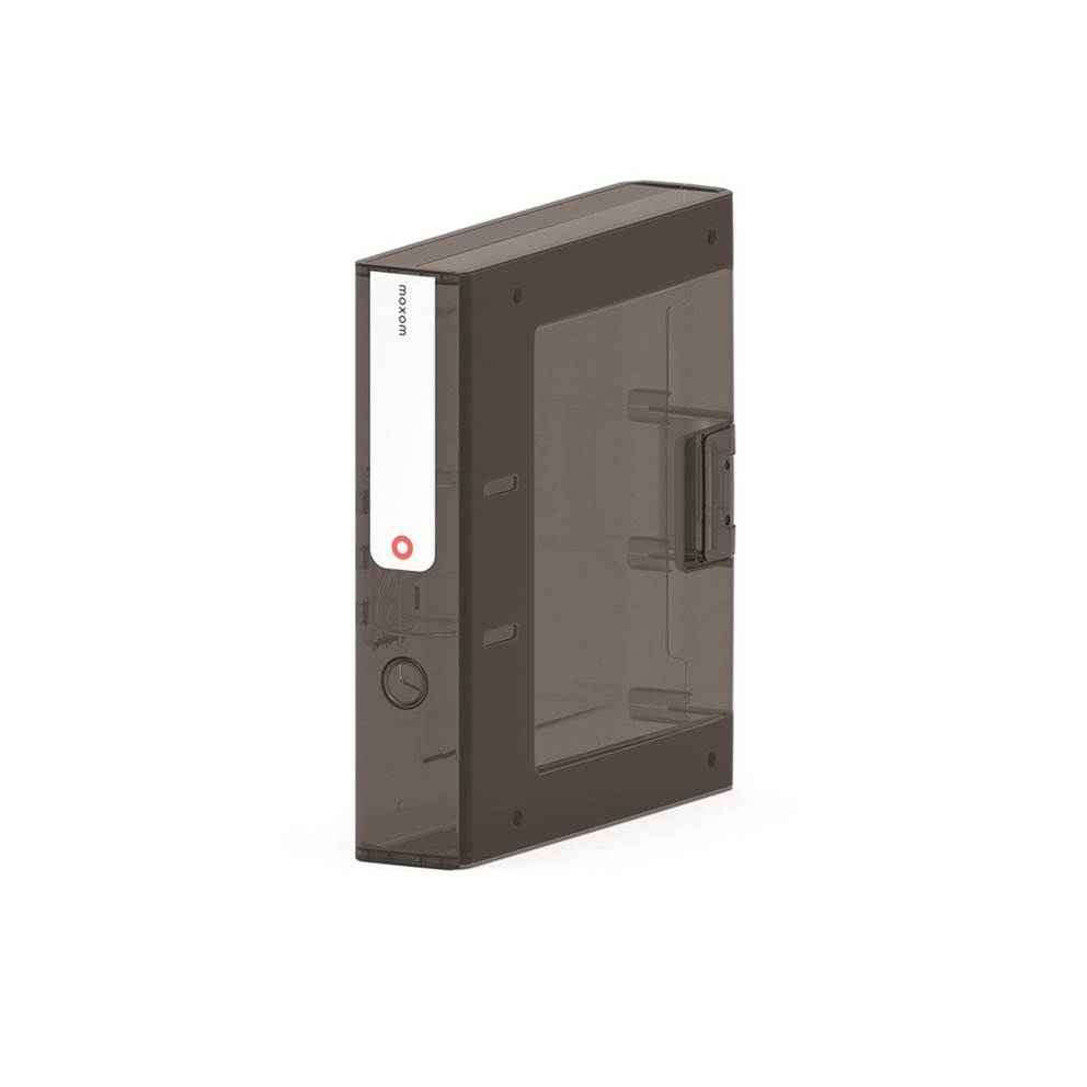 Segregator NEW BINDER MOXOM, plastikowy, A4/70mm, transparentny ciemny