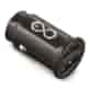 Uniwersalna ładowarka samochodowa EXC Cute, 2xUSB, 2,4A, czarna