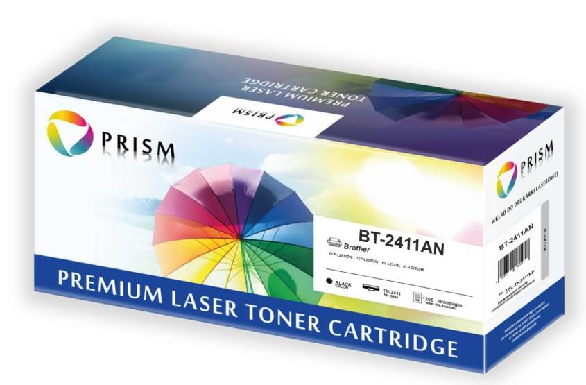 PRISM BROTHER TONER TN-2411 BLACK 1,2K 100% NEW