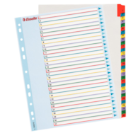 Przekładki karton. Mylar A4 Maxi z lamin. kartą do wielokrotnego opisywania, 1-31