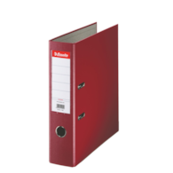 Segregator Esselte A4, ekonomiczny 75 mm, bordowy