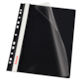 Skoroszyt wpinany Esselte Vivida, 10 szt. w folii, czarny