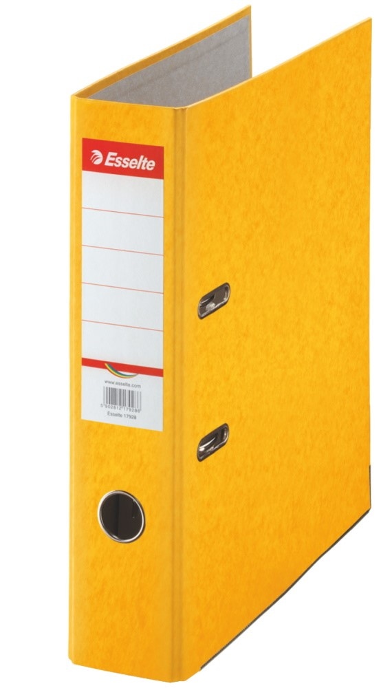 Segregator Esselte Rainbow A4, szer. 75 mm, żółty