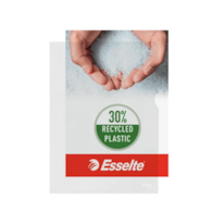 Ofertówki groszkowe A4 Esselte,w 30% z przedużytkowego tworzywa z odzysku, 85 mic. 100 szt./pudełko
