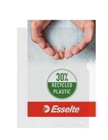 Ofertówki groszkowe A4 Esselte,w 30% z przedużytkowego tworzywa z odzysku, 85 mic. 100 szt./pudełko