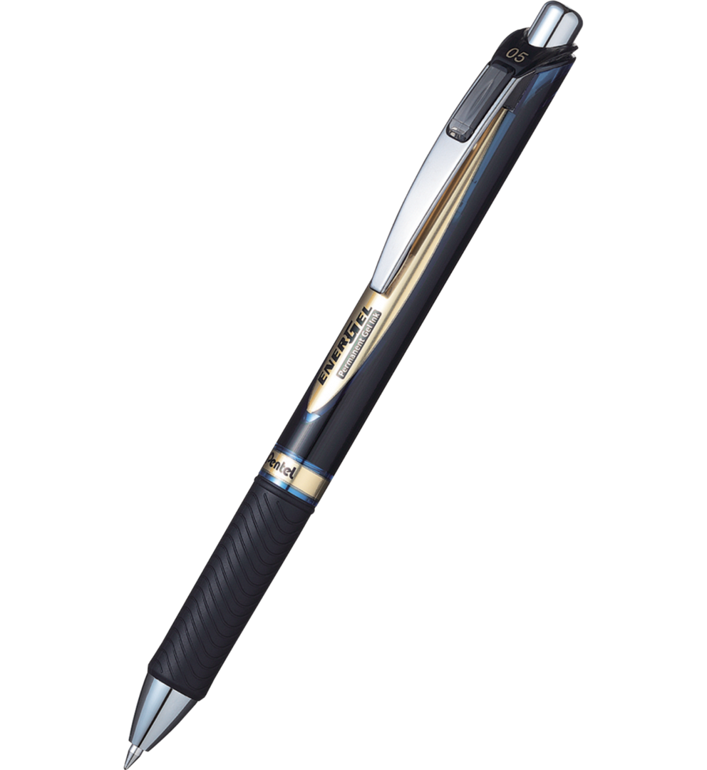 cienkopis kulkowy typu Document Pen, na wkłady wymienne LRP5, system przyciskowy, PAKOWANE NA BLISTRZE niebieski Pentel