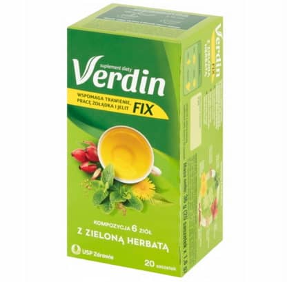 Herbata exp Verdin z zieloną herbatą 20tor