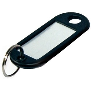 Zawieszka do kluczy CZARNA, Argo, szt.