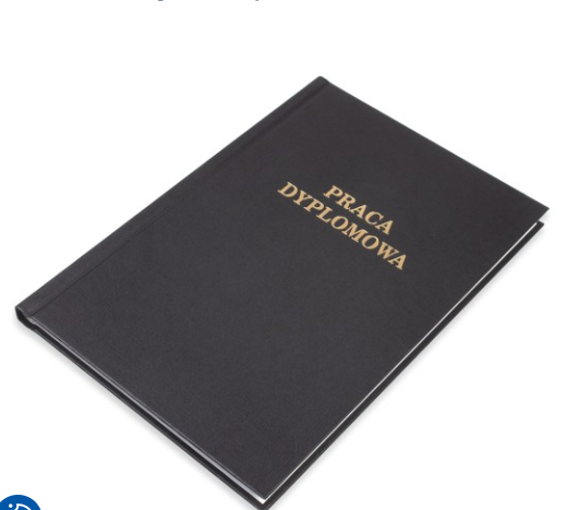 Okładka kanał  B Praca Magisterska twarda czarna OPUS