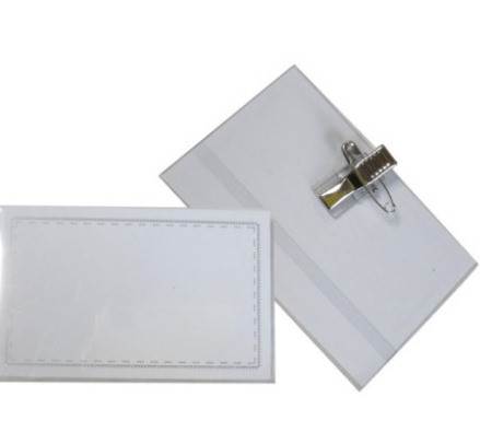 Identyfikator CT-123/klip z agrafką ARG 50szt /op