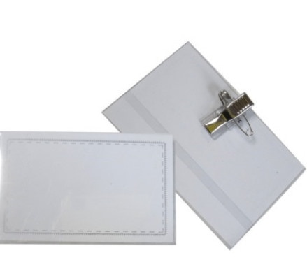 Identyfikator CT-123/klip z agrafką ARG 50szt /op