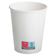 Kubki jednorazowe papierowe białe 400ml op=50