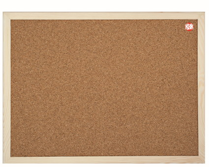 TABLICA KORKOWA 30X40CM W RAMIE DREWNIANEJ KBK