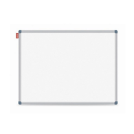Tablica suchościeralna magnetyczna MEMOBE biała, rama aluminiowa Classic, 150x100 cm